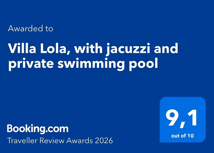 Villa Lola, With Jacuzzi And Private Swimming Pool